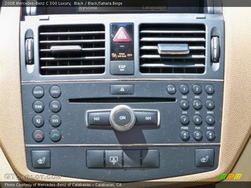 Black / Black/Sahara Beige 2008 Mercedes-Benz C 300 Luxury