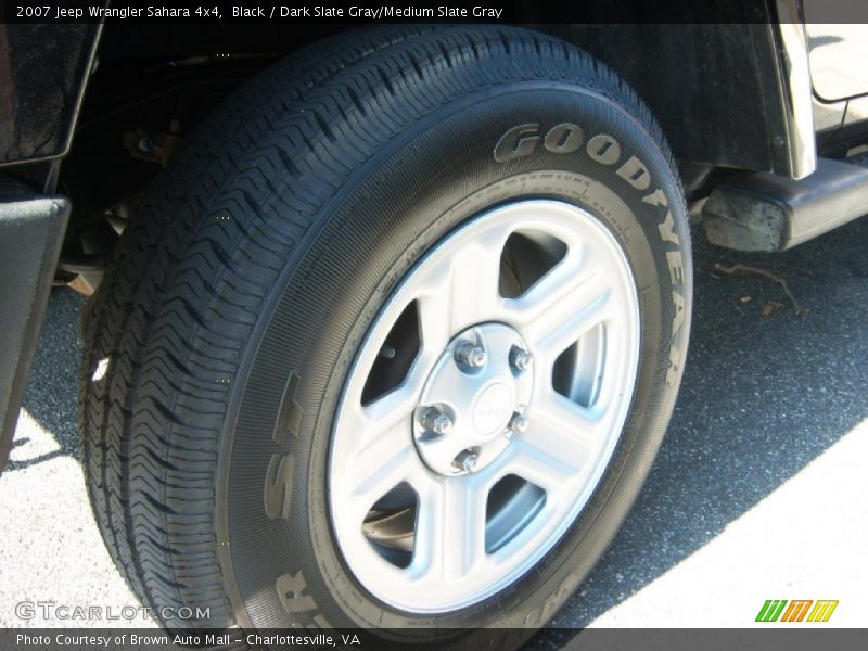 Black / Dark Slate Gray/Medium Slate Gray 2007 Jeep Wrangler Sahara 4x4
