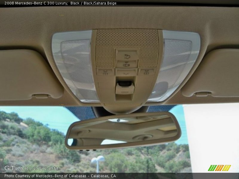 Black / Black/Sahara Beige 2008 Mercedes-Benz C 300 Luxury