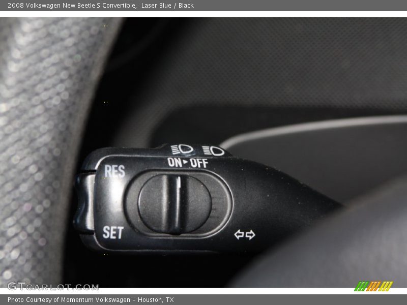 Laser Blue / Black 2008 Volkswagen New Beetle S Convertible