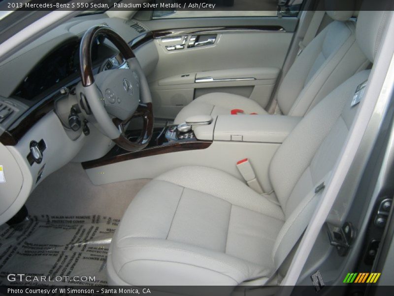 Palladium Silver Metallic / Ash/Grey 2013 Mercedes-Benz S 550 Sedan