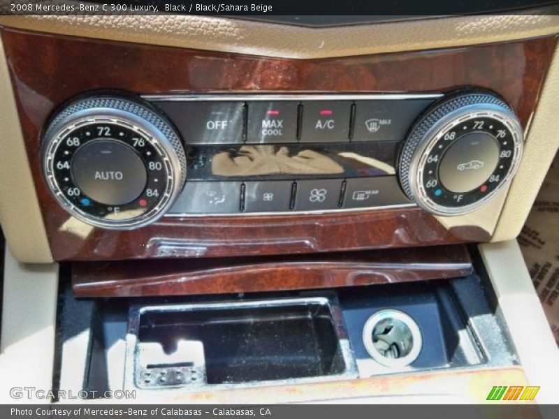 Black / Black/Sahara Beige 2008 Mercedes-Benz C 300 Luxury