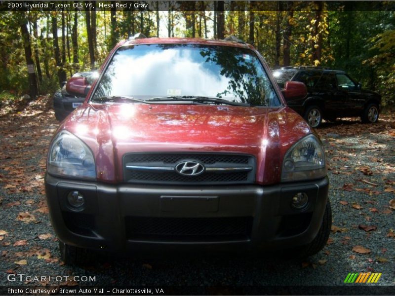 Mesa Red / Gray 2005 Hyundai Tucson GLS V6