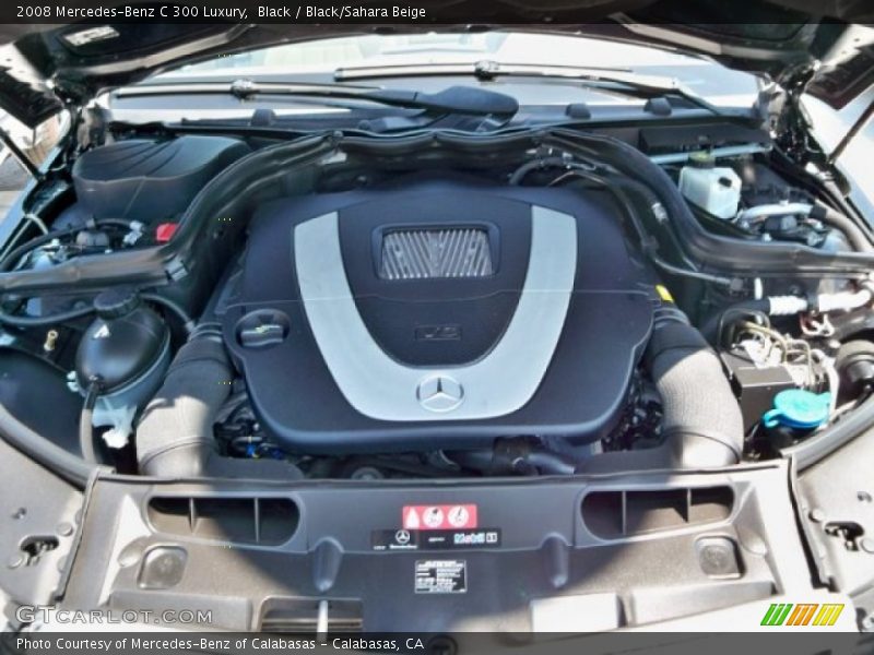 Black / Black/Sahara Beige 2008 Mercedes-Benz C 300 Luxury