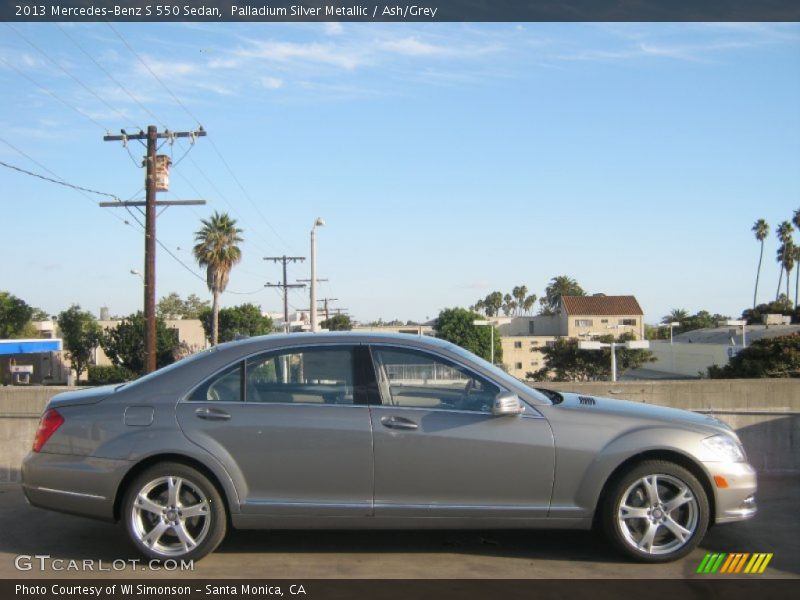 Palladium Silver Metallic / Ash/Grey 2013 Mercedes-Benz S 550 Sedan
