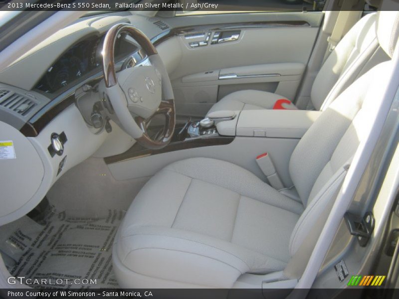 Palladium Silver Metallic / Ash/Grey 2013 Mercedes-Benz S 550 Sedan