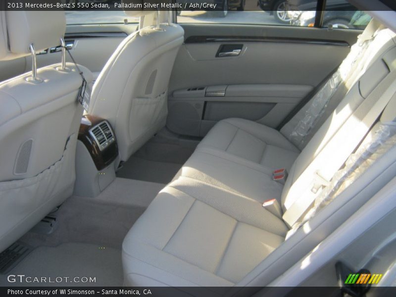 Palladium Silver Metallic / Ash/Grey 2013 Mercedes-Benz S 550 Sedan