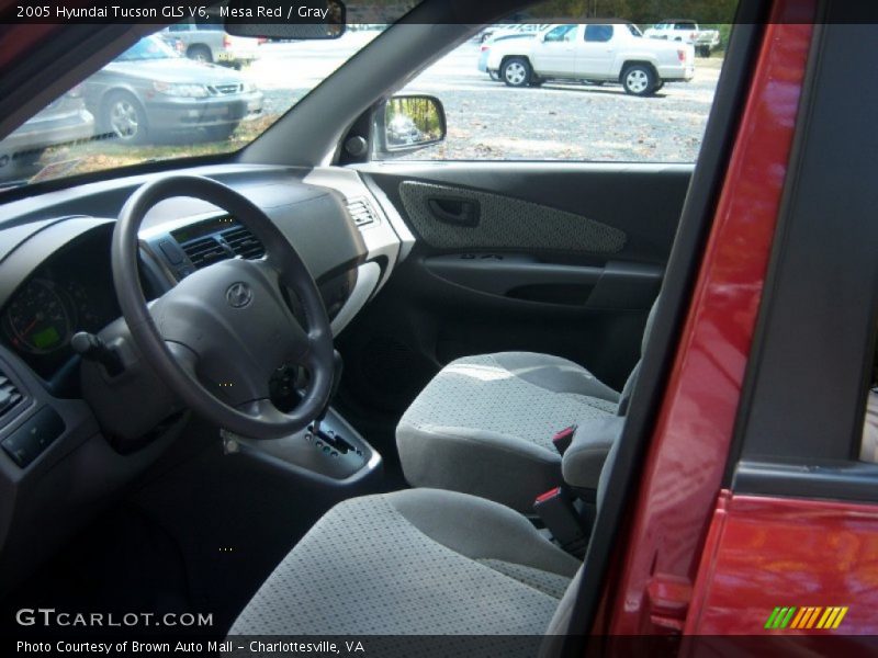 Mesa Red / Gray 2005 Hyundai Tucson GLS V6