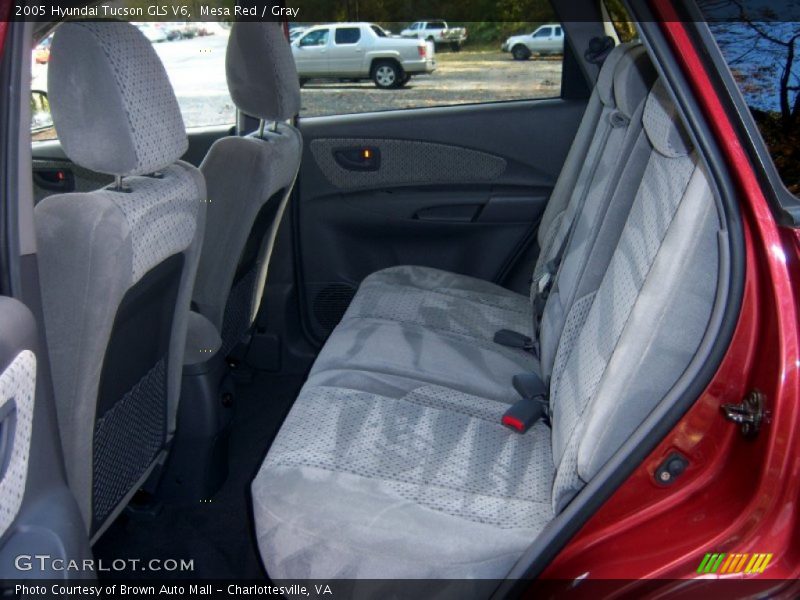 Mesa Red / Gray 2005 Hyundai Tucson GLS V6