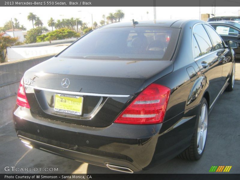 Black / Black 2013 Mercedes-Benz S 550 Sedan