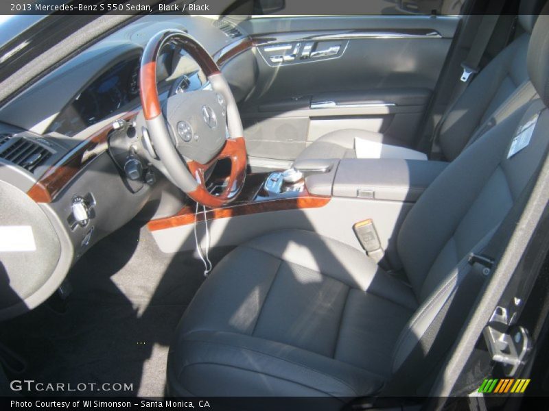 Black / Black 2013 Mercedes-Benz S 550 Sedan