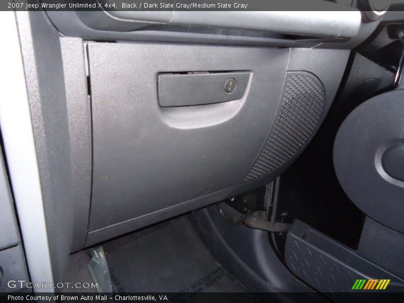 Black / Dark Slate Gray/Medium Slate Gray 2007 Jeep Wrangler Unlimited X 4x4
