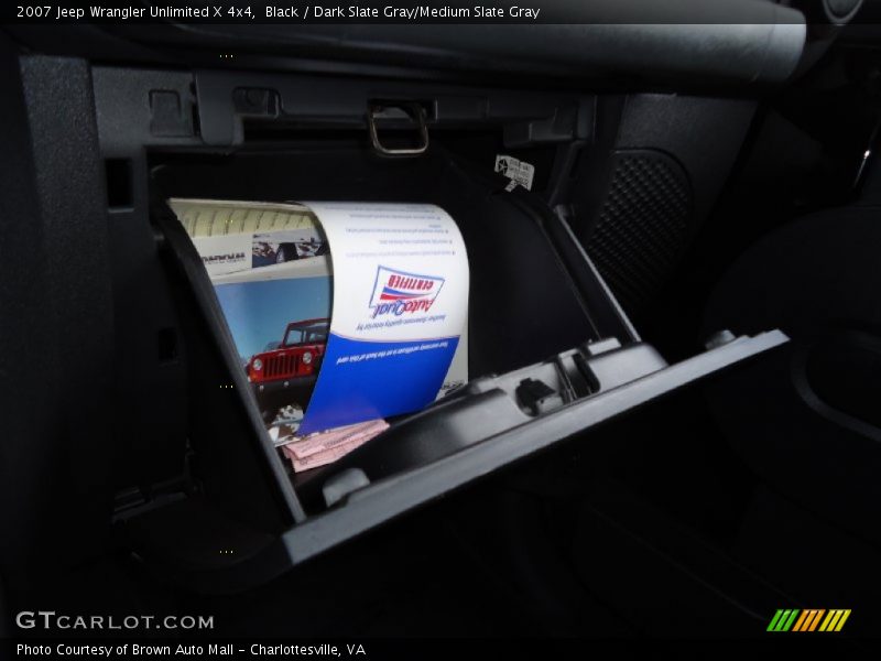 Black / Dark Slate Gray/Medium Slate Gray 2007 Jeep Wrangler Unlimited X 4x4