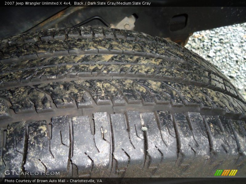 Black / Dark Slate Gray/Medium Slate Gray 2007 Jeep Wrangler Unlimited X 4x4