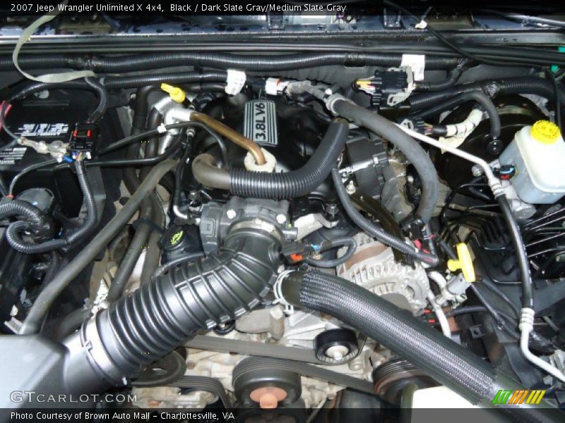 Black / Dark Slate Gray/Medium Slate Gray 2007 Jeep Wrangler Unlimited X 4x4
