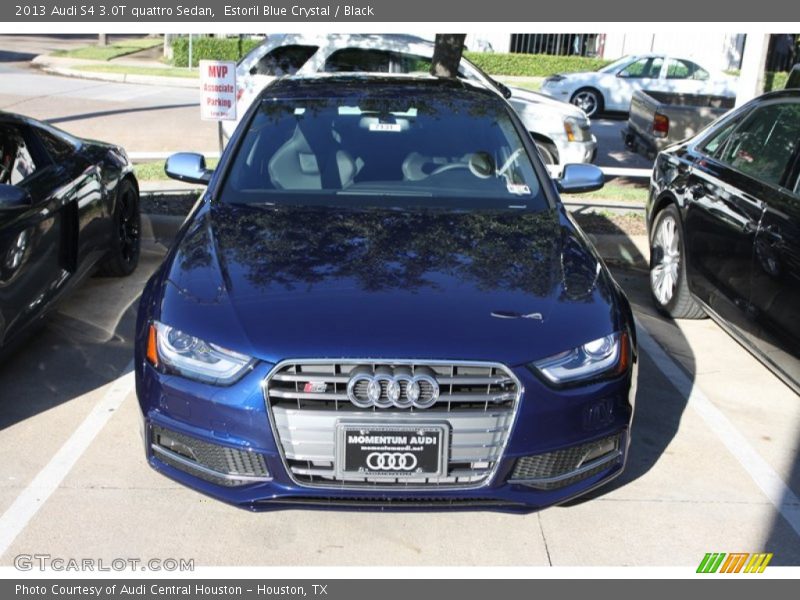 Estoril Blue Crystal / Black 2013 Audi S4 3.0T quattro Sedan