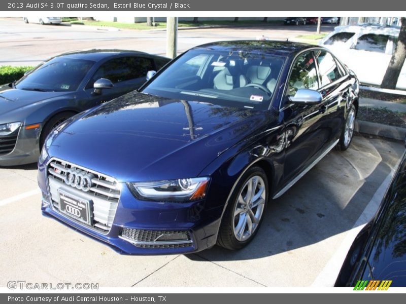 Estoril Blue Crystal / Black 2013 Audi S4 3.0T quattro Sedan