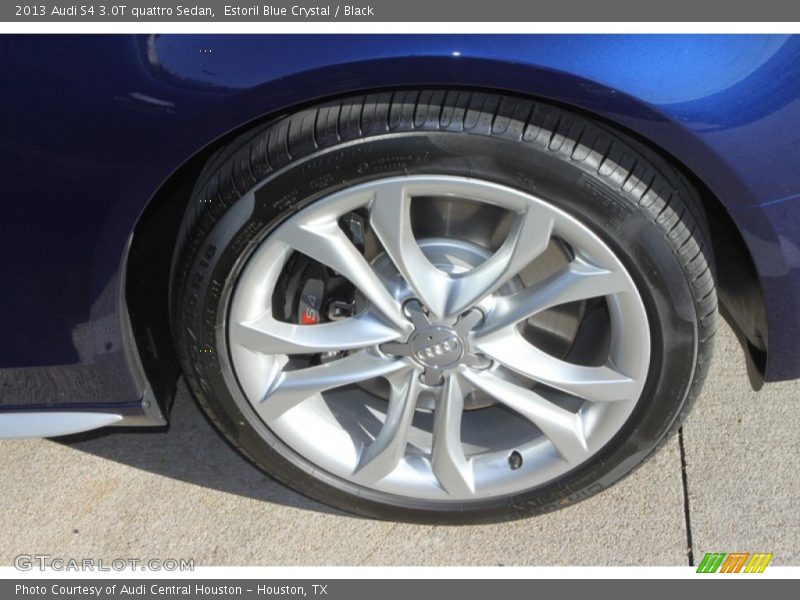 Estoril Blue Crystal / Black 2013 Audi S4 3.0T quattro Sedan