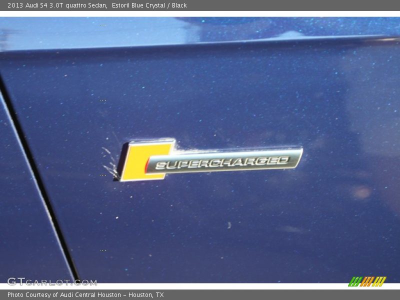 Estoril Blue Crystal / Black 2013 Audi S4 3.0T quattro Sedan