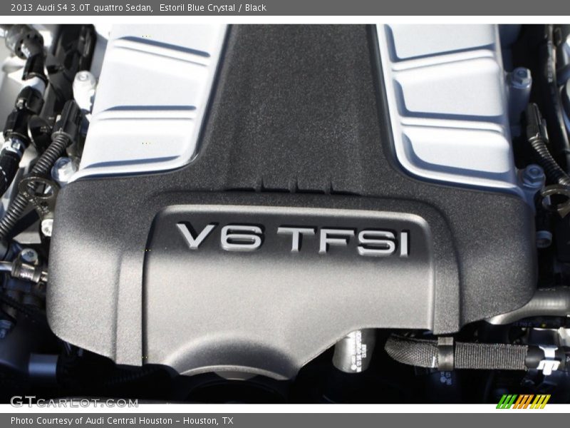 Estoril Blue Crystal / Black 2013 Audi S4 3.0T quattro Sedan