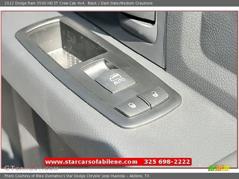 Black / Dark Slate/Medium Graystone 2012 Dodge Ram 3500 HD ST Crew Cab 4x4