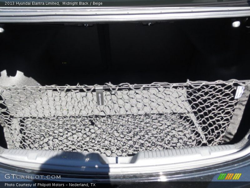 Midnight Black / Beige 2013 Hyundai Elantra Limited