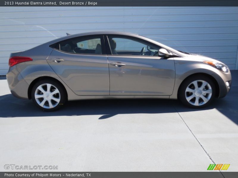 Desert Bronze / Beige 2013 Hyundai Elantra Limited