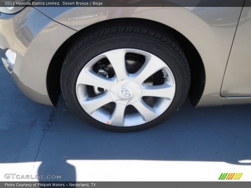 Desert Bronze / Beige 2013 Hyundai Elantra Limited