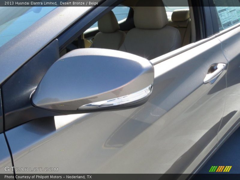 Desert Bronze / Beige 2013 Hyundai Elantra Limited