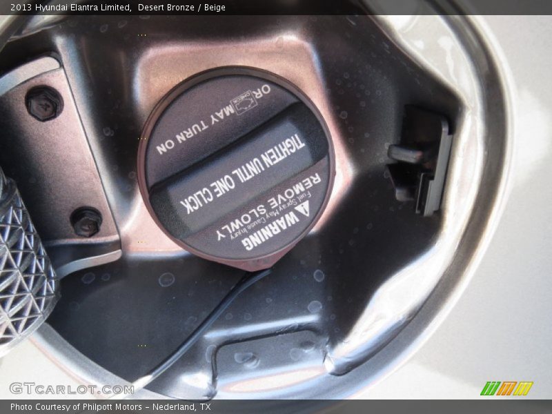 Desert Bronze / Beige 2013 Hyundai Elantra Limited