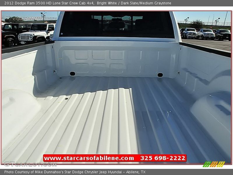 Bright White / Dark Slate/Medium Graystone 2012 Dodge Ram 3500 HD Lone Star Crew Cab 4x4