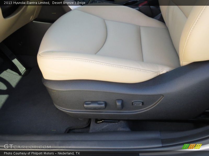 Desert Bronze / Beige 2013 Hyundai Elantra Limited