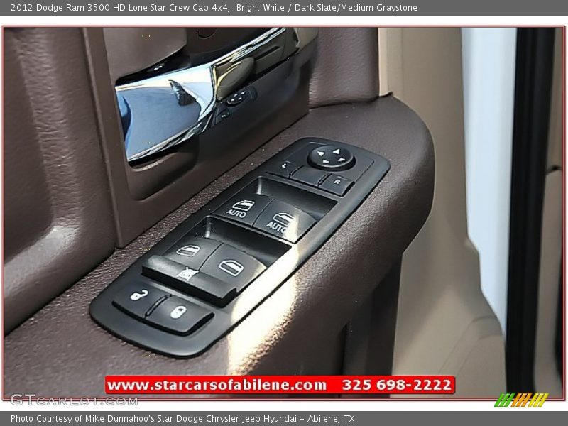 Bright White / Dark Slate/Medium Graystone 2012 Dodge Ram 3500 HD Lone Star Crew Cab 4x4