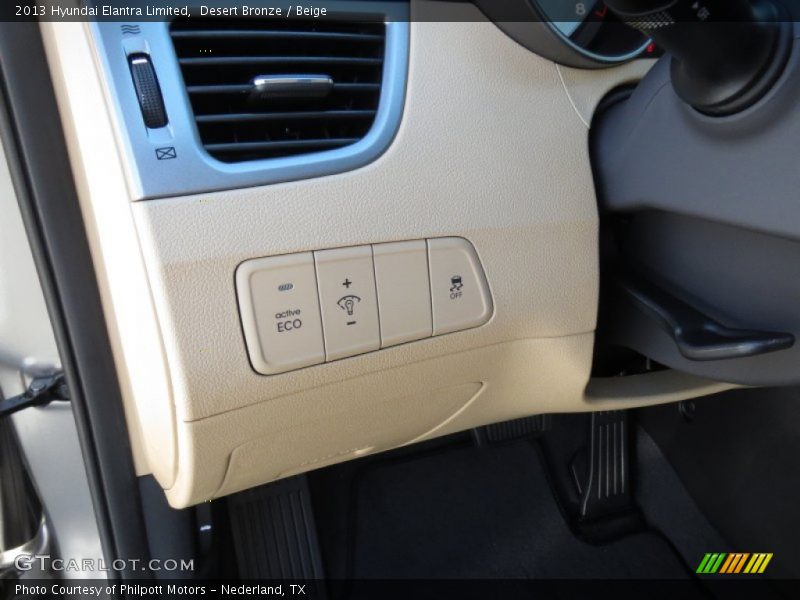 Desert Bronze / Beige 2013 Hyundai Elantra Limited