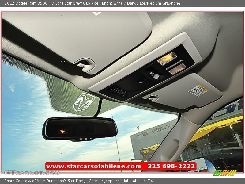 Bright White / Dark Slate/Medium Graystone 2012 Dodge Ram 3500 HD Lone Star Crew Cab 4x4
