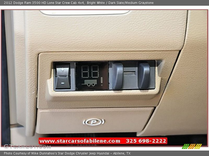 Bright White / Dark Slate/Medium Graystone 2012 Dodge Ram 3500 HD Lone Star Crew Cab 4x4