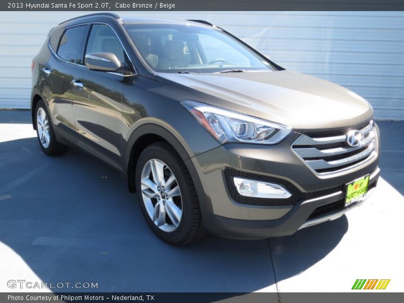 Cabo Bronze / Beige 2013 Hyundai Santa Fe Sport 2.0T