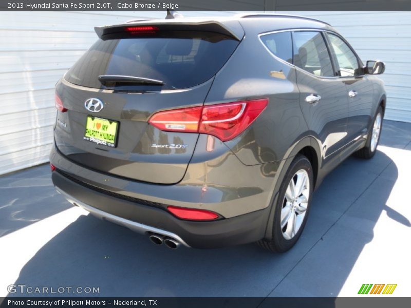 Cabo Bronze / Beige 2013 Hyundai Santa Fe Sport 2.0T