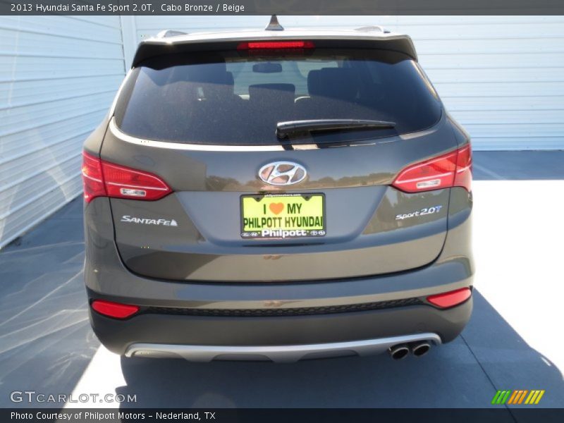 Cabo Bronze / Beige 2013 Hyundai Santa Fe Sport 2.0T