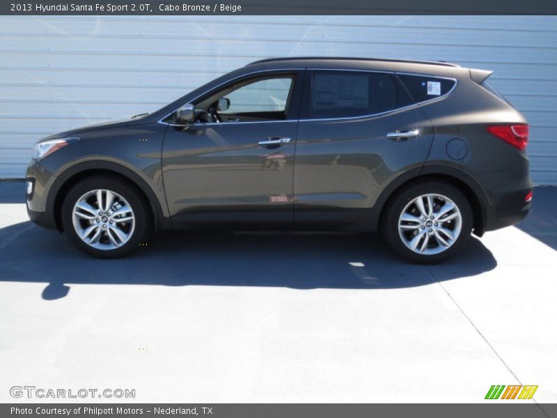 Cabo Bronze / Beige 2013 Hyundai Santa Fe Sport 2.0T