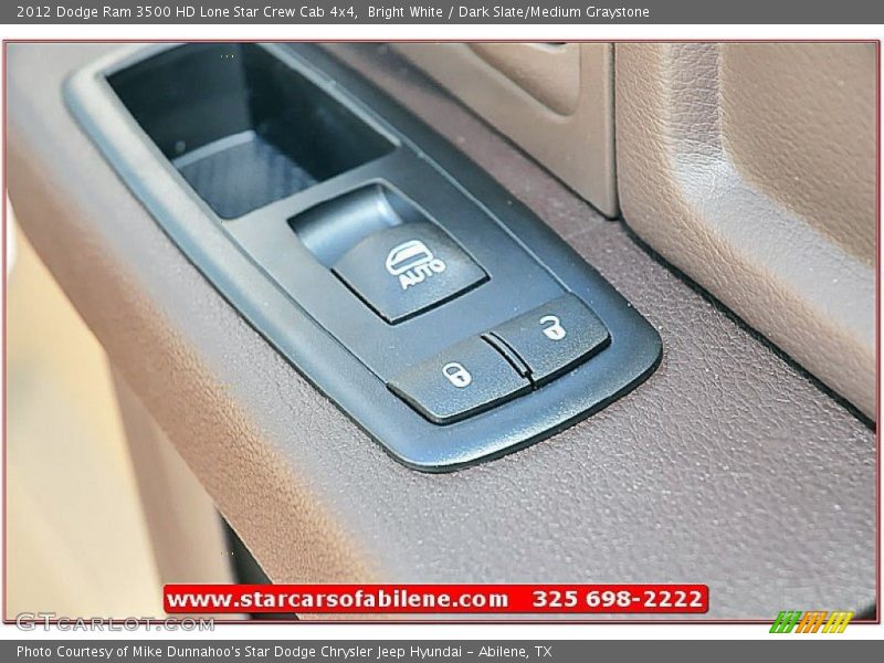 Bright White / Dark Slate/Medium Graystone 2012 Dodge Ram 3500 HD Lone Star Crew Cab 4x4