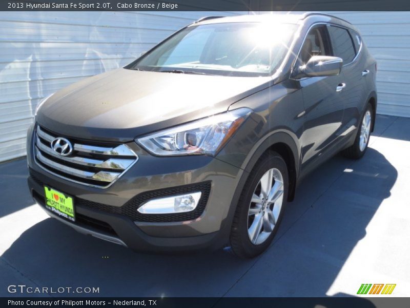 Cabo Bronze / Beige 2013 Hyundai Santa Fe Sport 2.0T