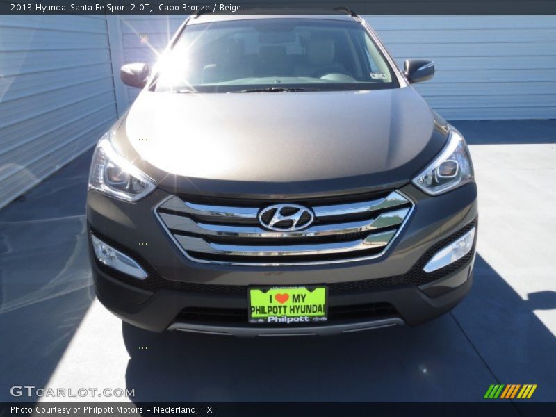 Cabo Bronze / Beige 2013 Hyundai Santa Fe Sport 2.0T