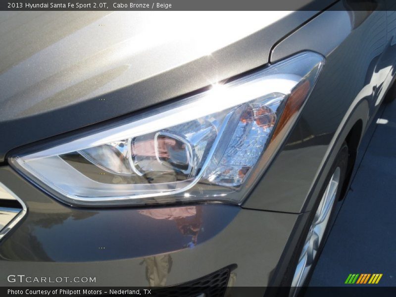 Cabo Bronze / Beige 2013 Hyundai Santa Fe Sport 2.0T