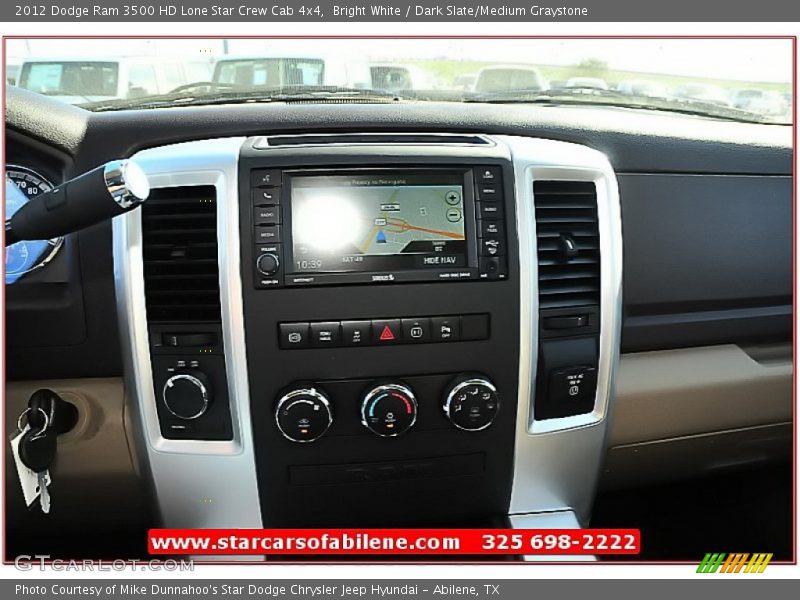 Bright White / Dark Slate/Medium Graystone 2012 Dodge Ram 3500 HD Lone Star Crew Cab 4x4