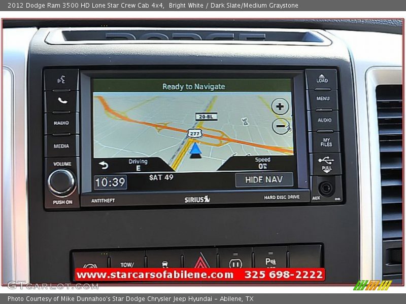 Bright White / Dark Slate/Medium Graystone 2012 Dodge Ram 3500 HD Lone Star Crew Cab 4x4