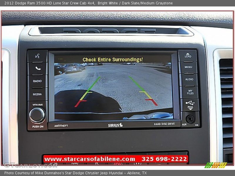 Bright White / Dark Slate/Medium Graystone 2012 Dodge Ram 3500 HD Lone Star Crew Cab 4x4