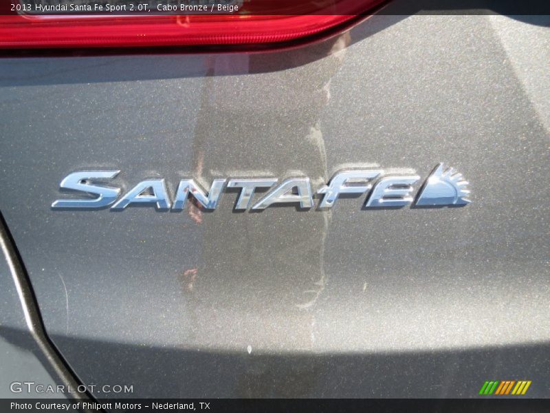 Cabo Bronze / Beige 2013 Hyundai Santa Fe Sport 2.0T
