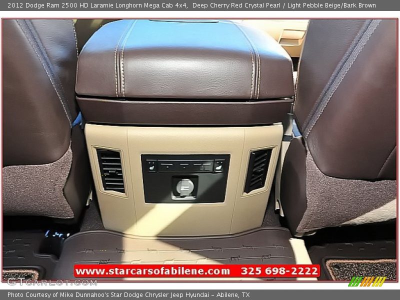 Deep Cherry Red Crystal Pearl / Light Pebble Beige/Bark Brown 2012 Dodge Ram 2500 HD Laramie Longhorn Mega Cab 4x4