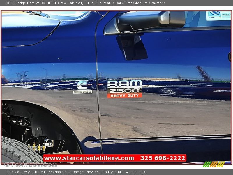 True Blue Pearl / Dark Slate/Medium Graystone 2012 Dodge Ram 2500 HD ST Crew Cab 4x4